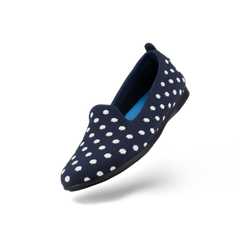 Women's Market Flat - Midnight/White Polka Dot