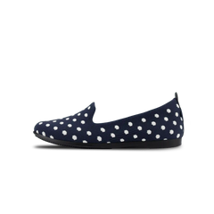 Women's Market Flat - Midnight/White Polka Dot