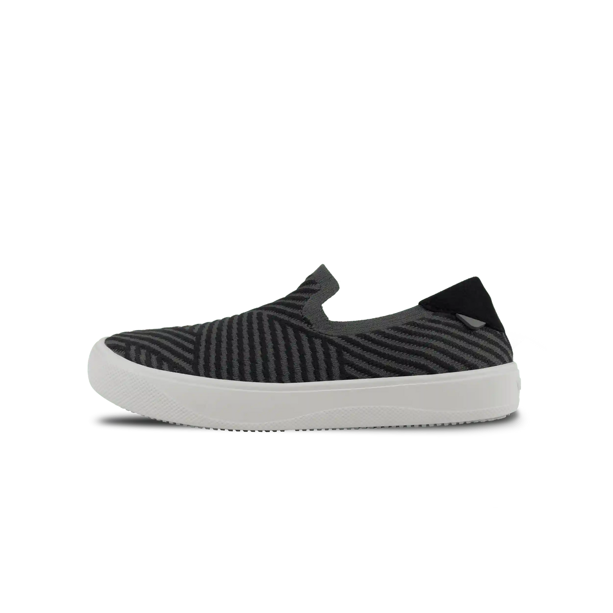 Men's Boardwalk Slip-On - Dark Grey/Black Zigzag