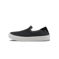 Women's Boardwalk Slip-On - Dark Grey/Black Zigzag
