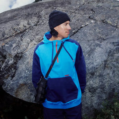 Men's Coastal Hoodie - Vessi Blue/Midnight